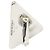 Orecchini a clip in argento sterling 925 Prada Blu - vista 2