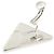 Orecchini a clip in argento sterling 925 Prada Blu - vista 3