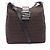 Borsa a Spalla Fendi Zucchino Marrone Nero