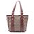 Fendi Zucchino Tote Bag Braun Beige
