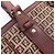 Fendi Zucchino Tote Bag Braun Beige - Ansicht 8
