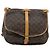 Louis Vuitton Saumur Monogram Canvas 35 Marrone