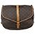 Louis Vuitton Saumur Monogram Canvas 35 Marrone - vista 2