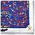 Hermès Hermes Carré 90 Seta multicolore 90 x 90 Blu - vista 3