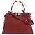 Borsa Fendi Peekaboo Medium Rosso