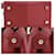 Borsa Fendi Peekaboo Medium Rosso - vista 16