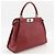 Borsa Fendi Peekaboo Medium Rosso - vista 3