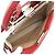 Borsa Fendi Peekaboo Medium Rosso - vista 6
