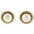 Orecchini a clip Chanel placcati oro con perle finte
