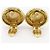 Orecchini a clip Chanel placcati oro con perle finte - vista 4