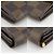 Cartera Louis Vuitton Portefeuille Sarah Long en lona Damier marrón - vista 4