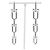 Orecchini a maglie graduate Tiffany & Co. Hardware - vista 3