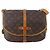 LOUIS VUITTON Borsa a Spalla Monogram Saumur 30 M42256 LV Auth 179755 Monogramma - vista 2