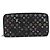 LOUIS VUITTON Monogram Multicolor Zippy Wallet Black M60243 LV Auth BA12982 Nero - vista 13