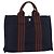 Hermès Borsa Fourre Tout PM HERMES in tela Marrone Navy Auth BA12639A Blu navy