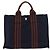 Hermès Borsa Fourre Tout PM HERMES in tela Marrone Navy Auth BA12639A Blu navy - vista 13
