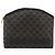 Céline Pochette CELINE Macadam Canvas PVC Pelle Nera Oro Auth am11653A Nero D'oro - vista 13