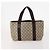 Borsa Tote GUCCI GG Supreme Web Sherry Line PVC 4 Set Beige Marrone Auth 178835 - vista 15