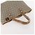 Borsa Tote GUCCI GG Supreme Web Sherry Line PVC 4 Set Beige Marrone Auth 178835 - vista 23