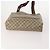 Borsa Tote GUCCI GG Supreme Web Sherry Line PVC 4 Set Beige Marrone Auth 178835 - vista 6