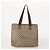 Borsa Tote GUCCI GG Supreme Web Sherry Line PVC 4 Set Beige Marrone Auth 178835 - vista 9