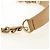 CHANEL Borsa a Spalla con Catena in Pelle Caviar Beige Oro CC Auth ka4405V D'oro - vista 15