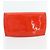Portafoglio CHANEL in Pelle 3 Set Arancione Rosso nero CC Auth BA12678 - vista 10