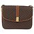 Céline Borsa a tracolla CELINE Macadam Canvas PVC Pelle Marrone Oro Auth BA12811 D'oro - vista 13