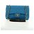 CHANEL Matelasse23 Chain Shoulder Bag Lamb Skin Blue Gold CC Auth 178769V D'oro - vista 12