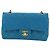 CHANEL Matelasse23 Chain Shoulder Bag Lamb Skin Blue Gold CC Auth 178769V D'oro - vista 13