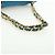 CHANEL Matelasse23 Chain Shoulder Bag Lamb Skin Blue Gold CC Auth 178769V D'oro - vista 7