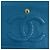 CHANEL Matelasse23 Chain Shoulder Bag Lamb Skin Blue Gold CC Auth 178769V D'oro - vista 9