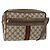 Borsa GUCCI GG Supreme Web Sherry Line PVC Beige Oro 24 02 005 Auth BA12706 D'oro