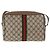 Borsa GUCCI GG Supreme Web Sherry Line PVC Beige Oro 24 02 005 Auth BA12706 D'oro - vista 2