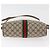 Borsa GUCCI GG Supreme Web Sherry Line PVC Beige Oro 24 02 005 Auth BA12706 D'oro - vista 5