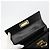 Borsa a mano Salvatore Ferragamo Gancini in pelle nera e oro Auth 181150 Nero D'oro - vista 10