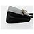 Borsa a mano Salvatore Ferragamo Gancini in pelle nera e oro Auth 181150 Nero D'oro - vista 3