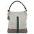 Céline Bolsa de ombro CELINE em couro cinza e ouro Auth ka4448 Marrom Dourado - vista 13