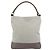 Céline Bolsa de ombro CELINE em couro cinza e ouro Auth ka4448 Marrom Dourado - vista 2