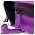Céline Borsa CELINE Luggage Micro Shopper in pelle 2way Viola Oro Auth 179426SAV D'oro Porpora - vista 21
