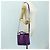 Céline Borsa CELINE Luggage Micro Shopper in pelle 2way Viola Oro Auth 179426SAV D'oro Porpora - vista 26