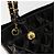 CHANEL Matelasse Chain Tote Bag Pelle Vernice Nero Oro CC Auth bs35172 D'oro - vista 18