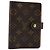 LOUIS VUITTON Monogram Agenda PM Day Planner Cover R20005 LV Auth BA12775