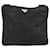 Borsa a Spalla PRADA Nylon Nero Argento Auth 180848 - vista 2