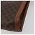 Céline Clutch CELINE in tela Macadam PVC Pelle Marrone Oro Auth ka4359 D'oro - vista 15