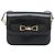 Céline Borsa a Spalla CELINE Horse Carriage in Pelle Nera e Oro Auth bs35269 Nero D'oro - vista 13