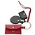 Céline CELINE Macadam Canvas Triomphe Multi Key Ring Charm PVC Black Red Auth 179883M Nero Rosso - vista 13
