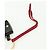 Céline CELINE Macadam Canvas Triomphe Multi Key Ring Charm PVC Black Red Auth 179883M Nero Rosso - vista 5