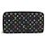 LOUIS VUITTON Monogram Multicolor Zippy Wallet Black M60243 LV Auth ka4424 Nero - vista 13