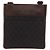 Borsa a Spalla GUCCI GG Canvas Marrone Scuro Argento 27639 Auth 178318A - vista 2